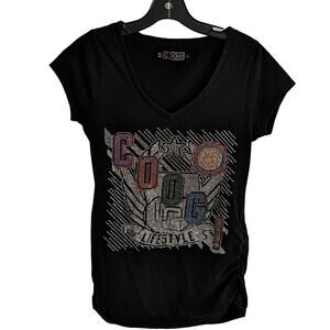 Coogi Black T-shirt, L